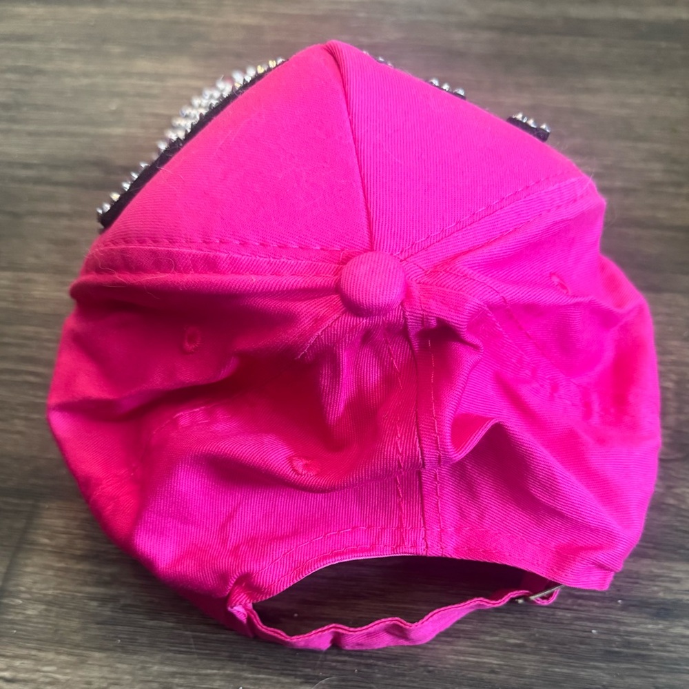 Pink Rhinestone 'HOPE' Cap - Picture 4 of 6